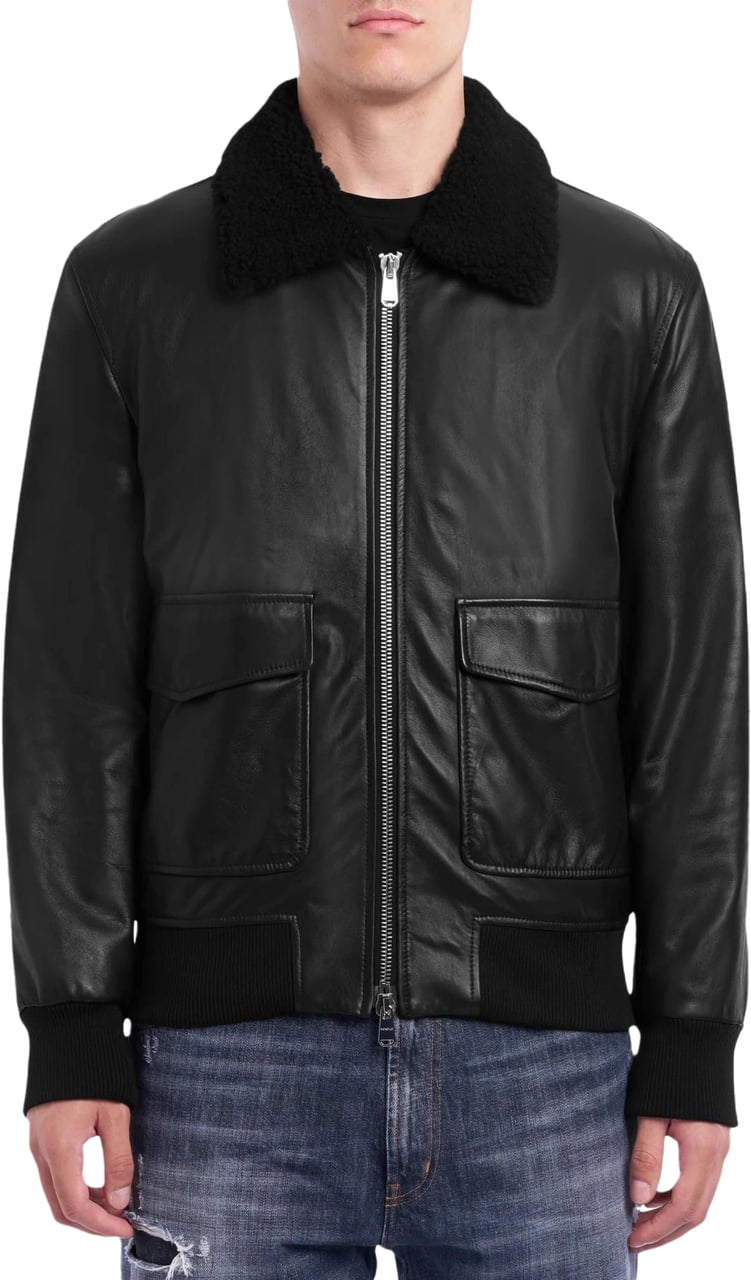 Dondup Coats Black Zwart