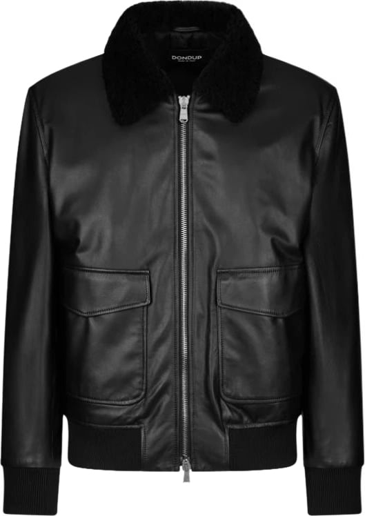 Dondup Coats Black Zwart