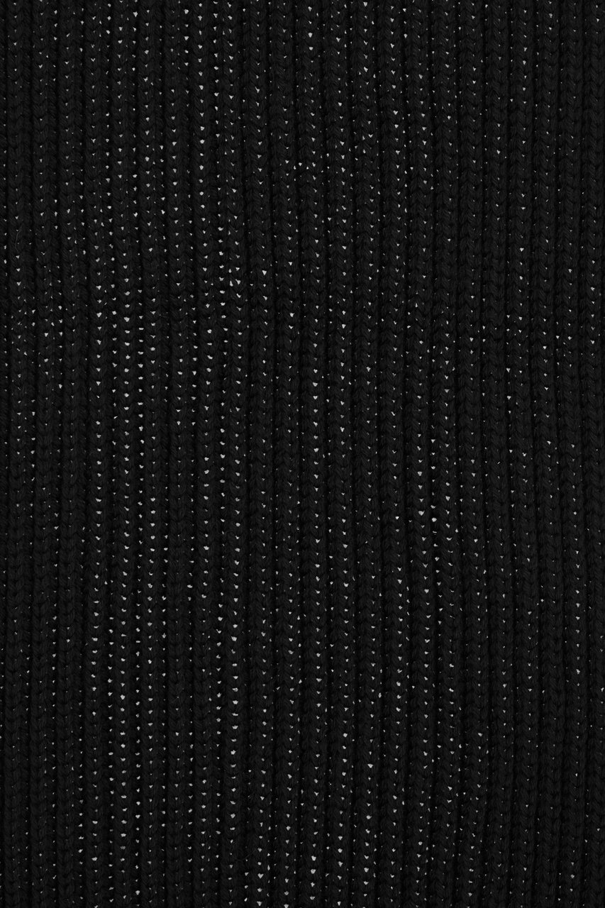 Dondup Dondup Black wool and acrylic scarf Divers