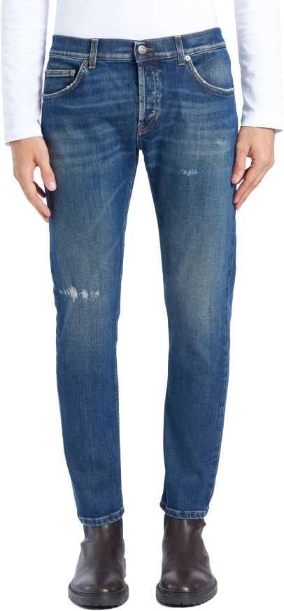 Dondup Rtw Blue Denim Blauw