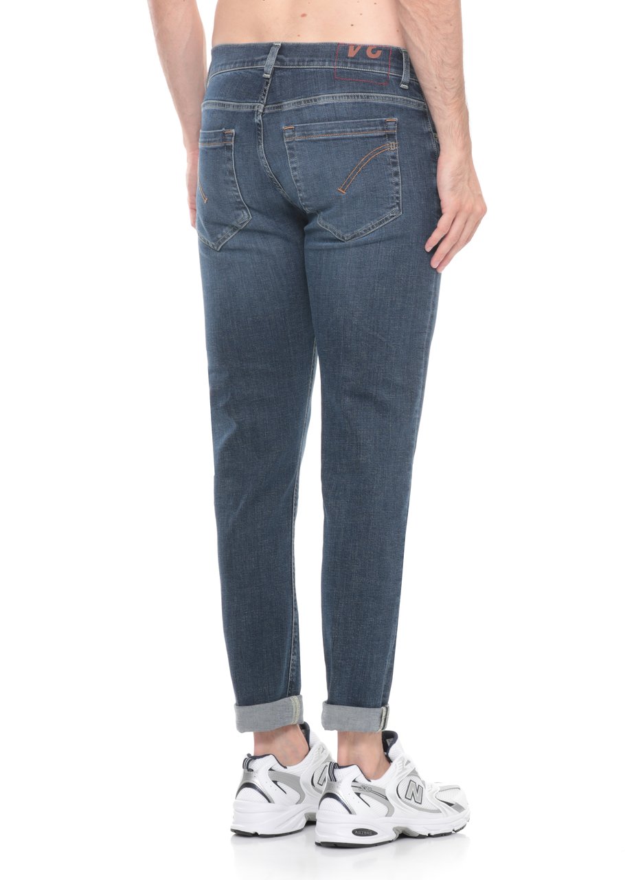 Dondup Trousers Blue Blauw