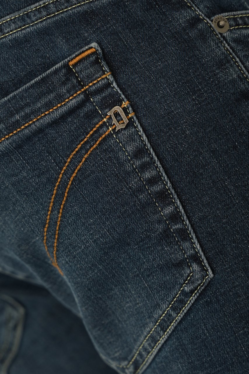 Dondup Trousers Blue Blauw