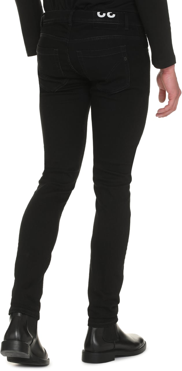 Dondup George Skinny jeans Zwart