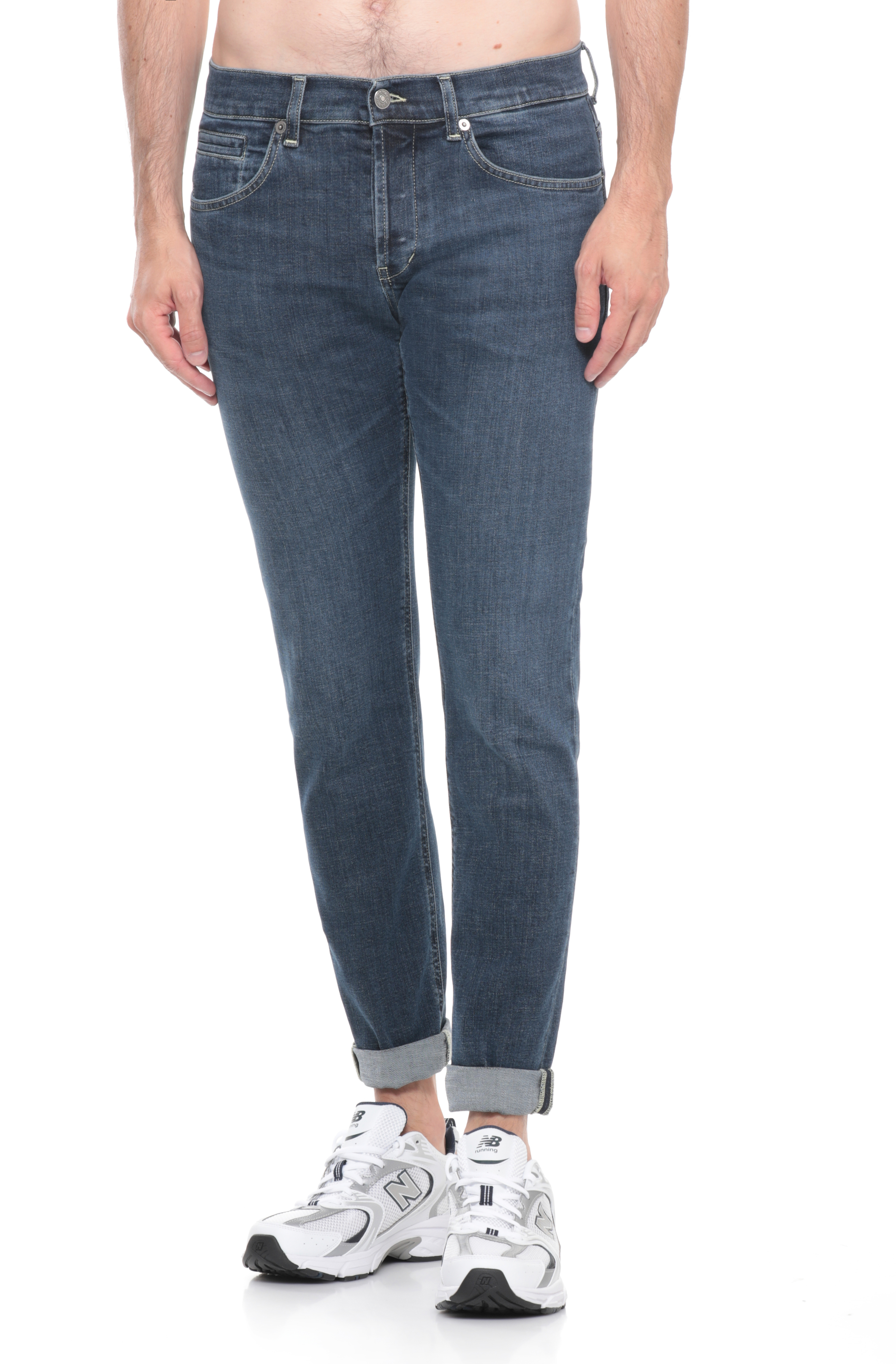 Dondup Trousers Blue Blauw