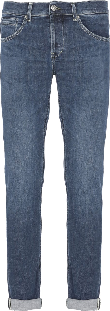 Dondup Trousers Blue Blauw