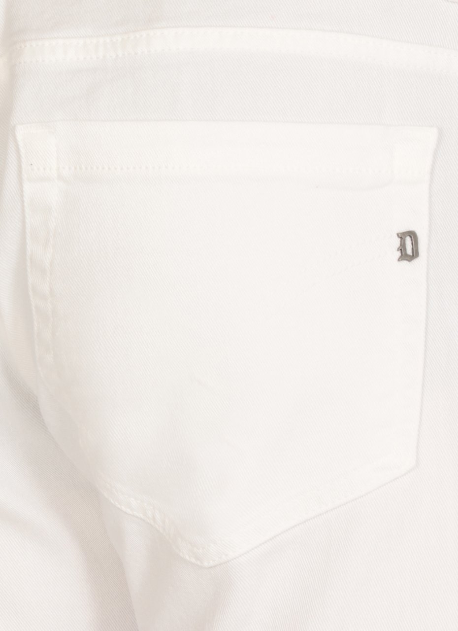 Dondup Trousers White Wit