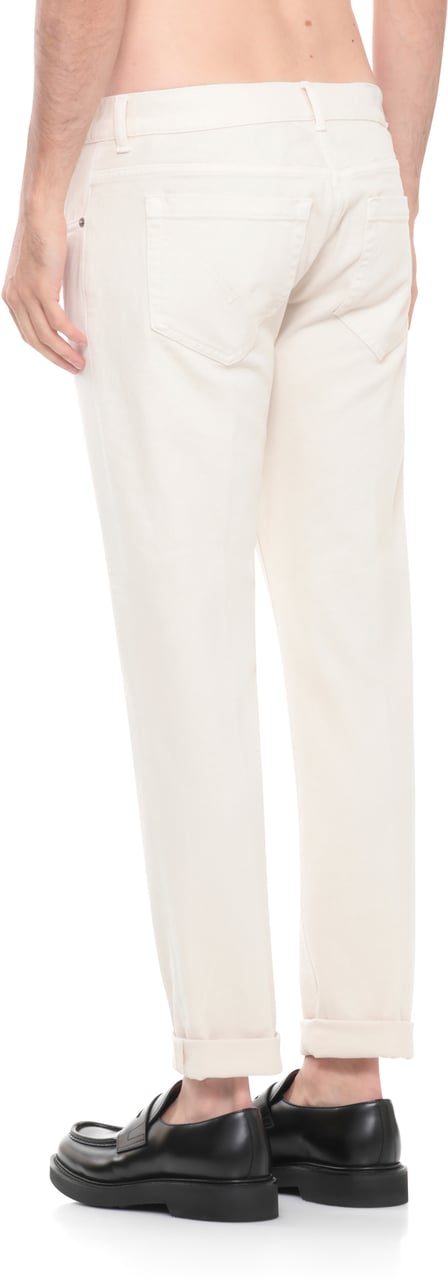 Dondup Jeans Ivory Wit