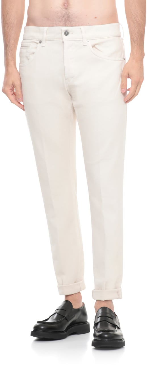 Dondup Jeans Ivory Wit