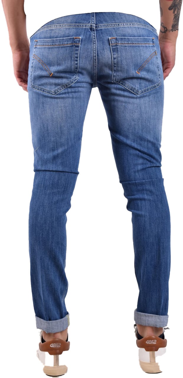 Dondup Trousers Blue Blauw