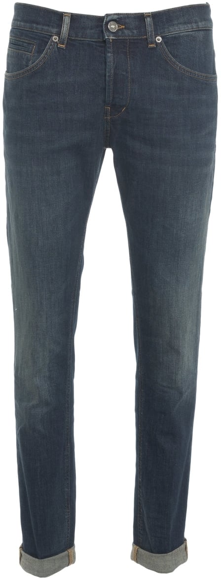 Dondup Slim fit jeans 'George' Blauw