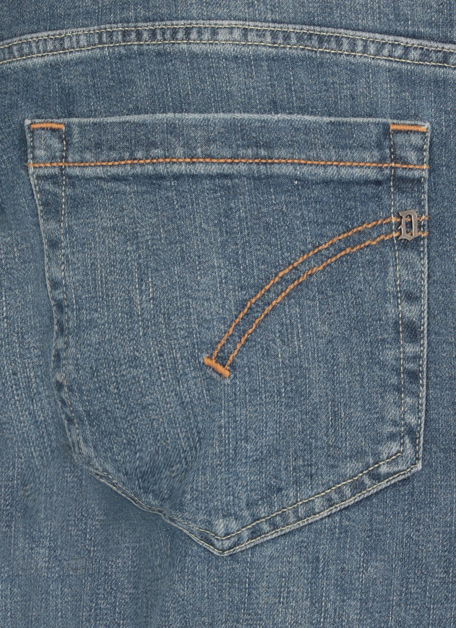 Dondup Trousers Blue Blauw