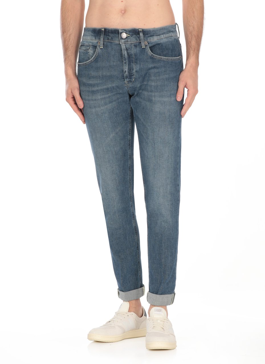 Dondup Trousers Blue Blauw