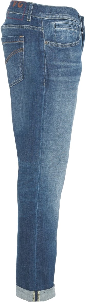 Dondup Slim fit jeans 'George' Blauw