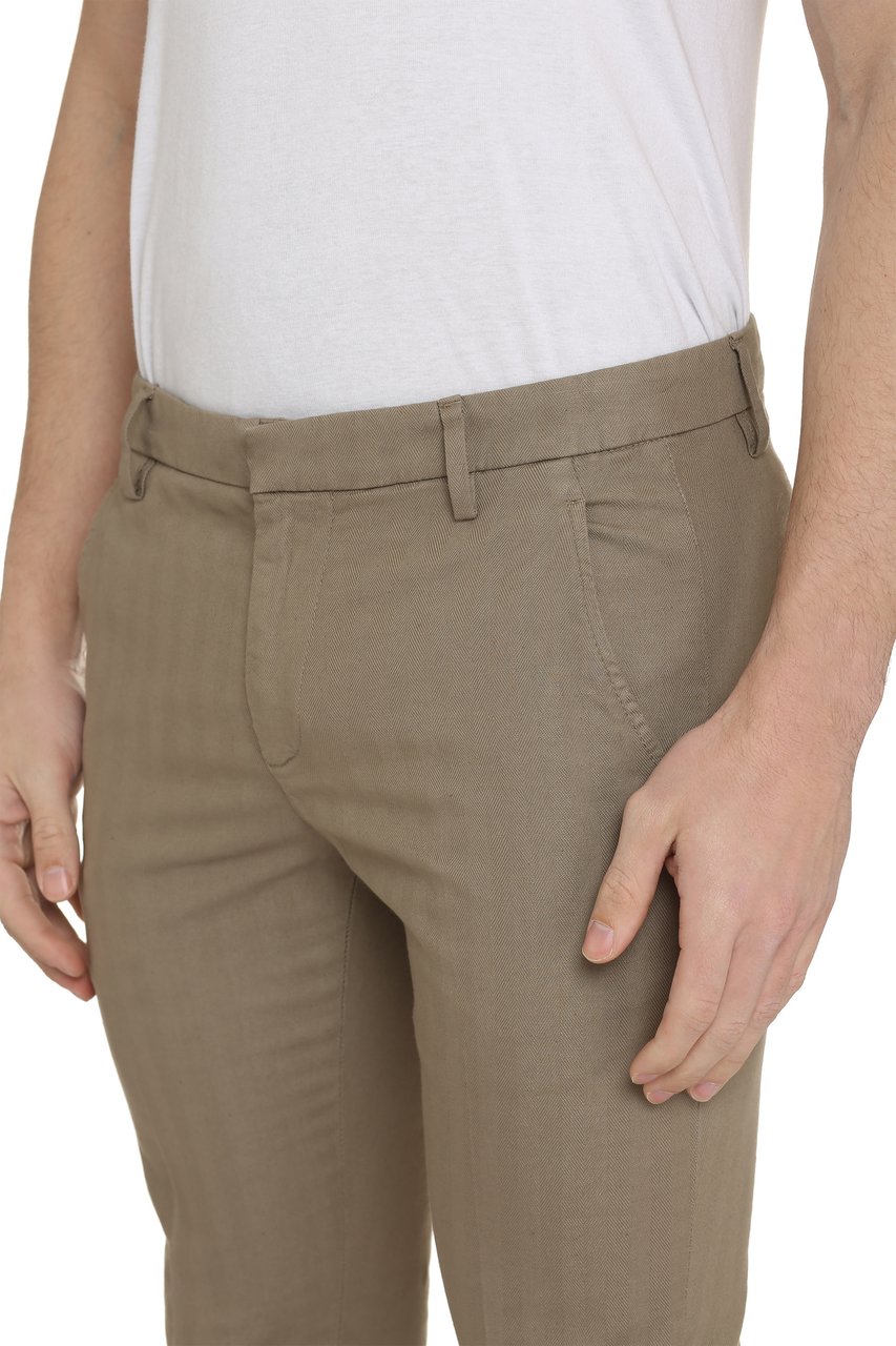 Dondup Cotton Chino trousers Neutraal
