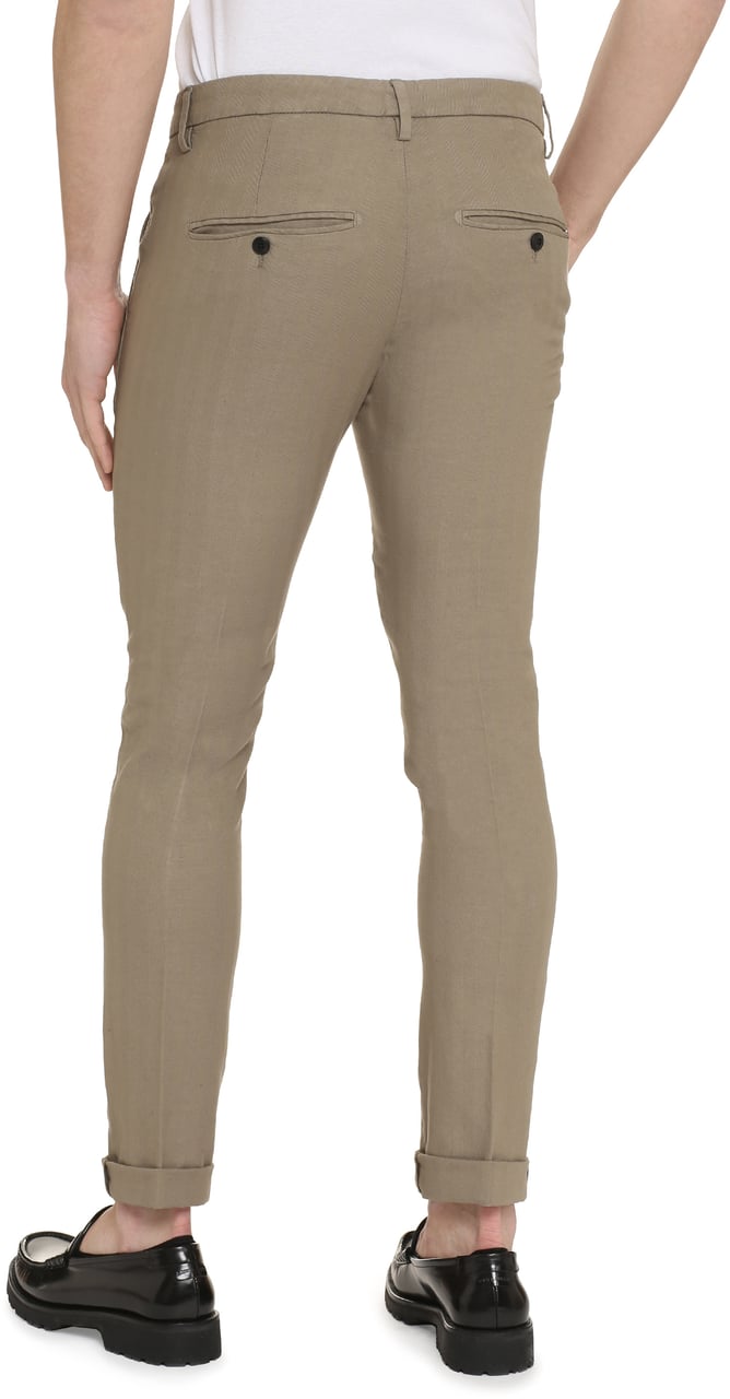 Dondup Cotton Chino trousers Neutraal