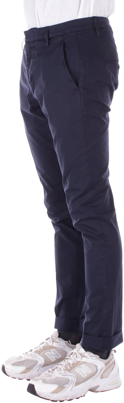 Dondup Trousers Blue Blauw