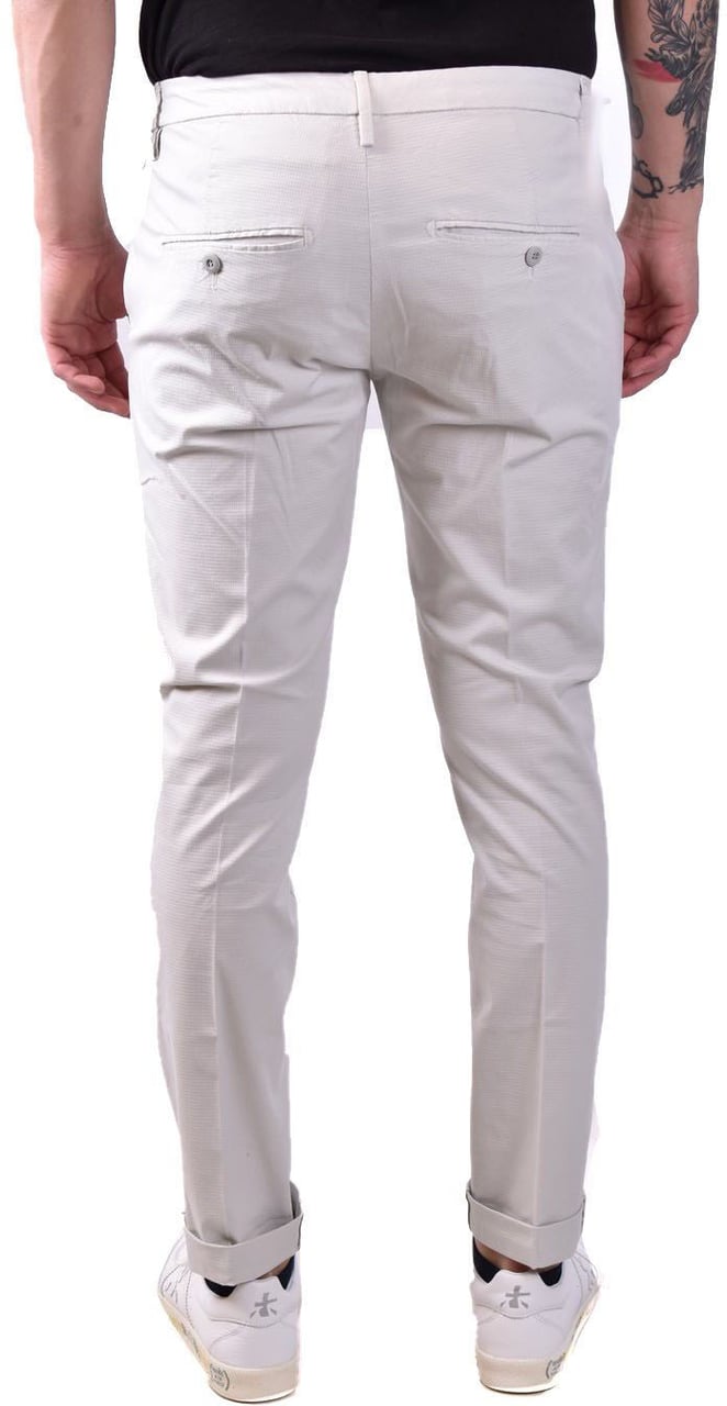 Dondup Trousers Gray Grijs