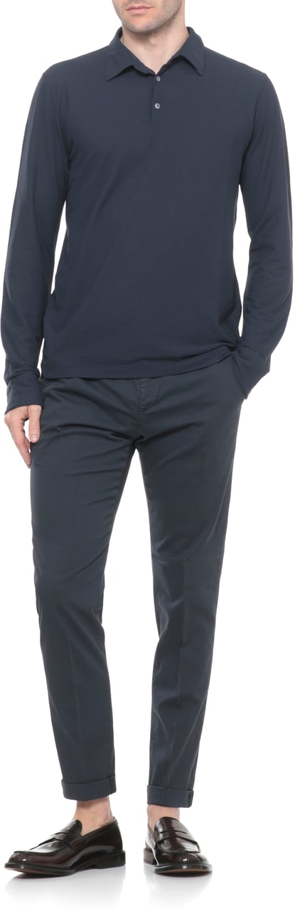 Dondup Trousers Blue Navy
