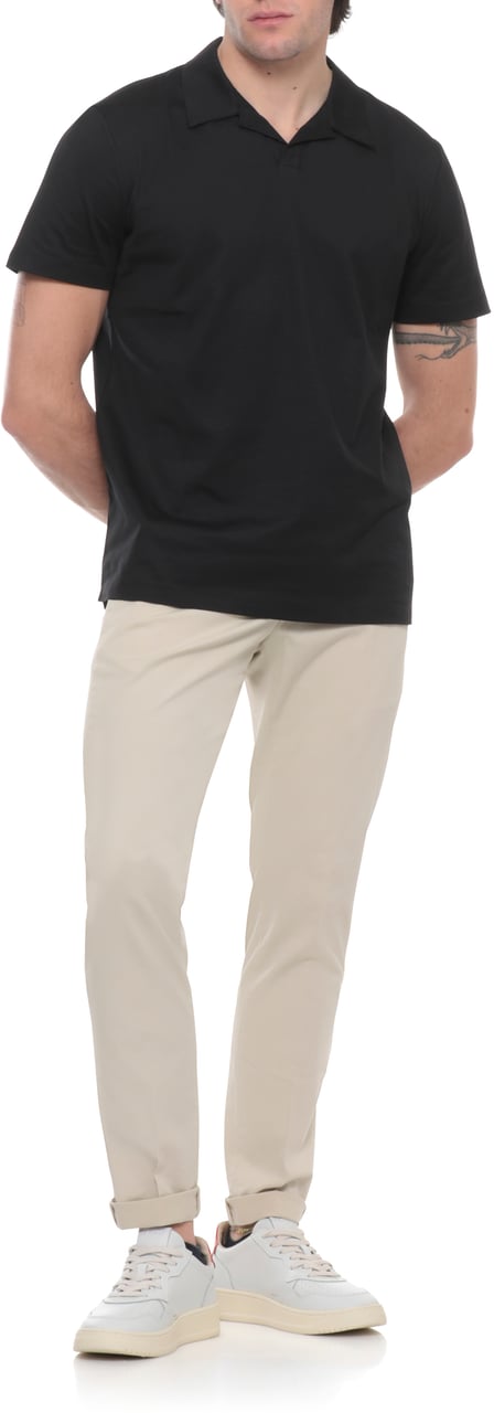 Dondup Trousers Ivory Wit