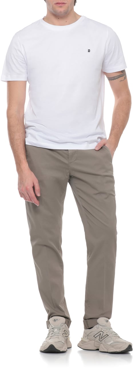 Dondup Trousers Beige Taupe
