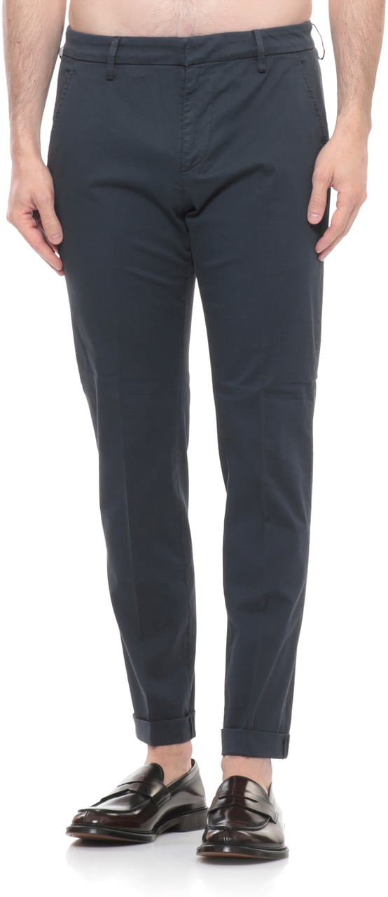 Dondup Trousers Blue Blauw