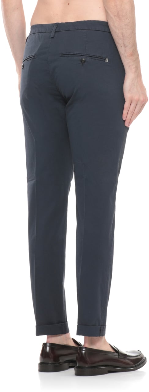 Dondup Trousers Blue Blauw