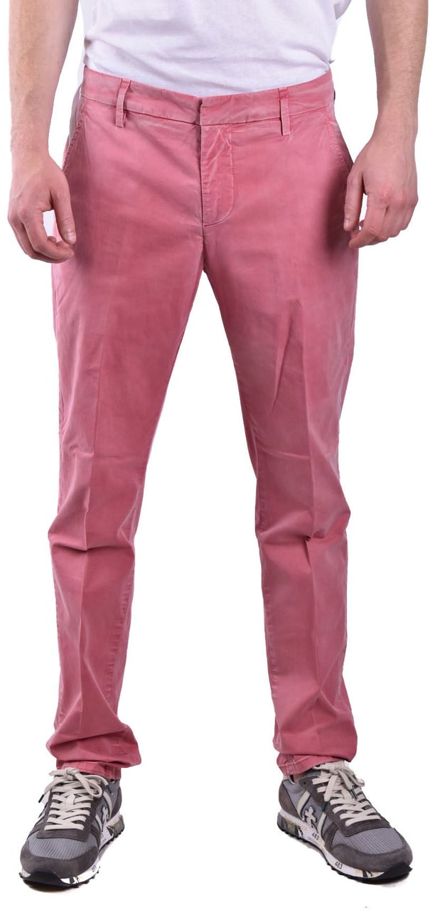 Dondup Trousers Pink Roze