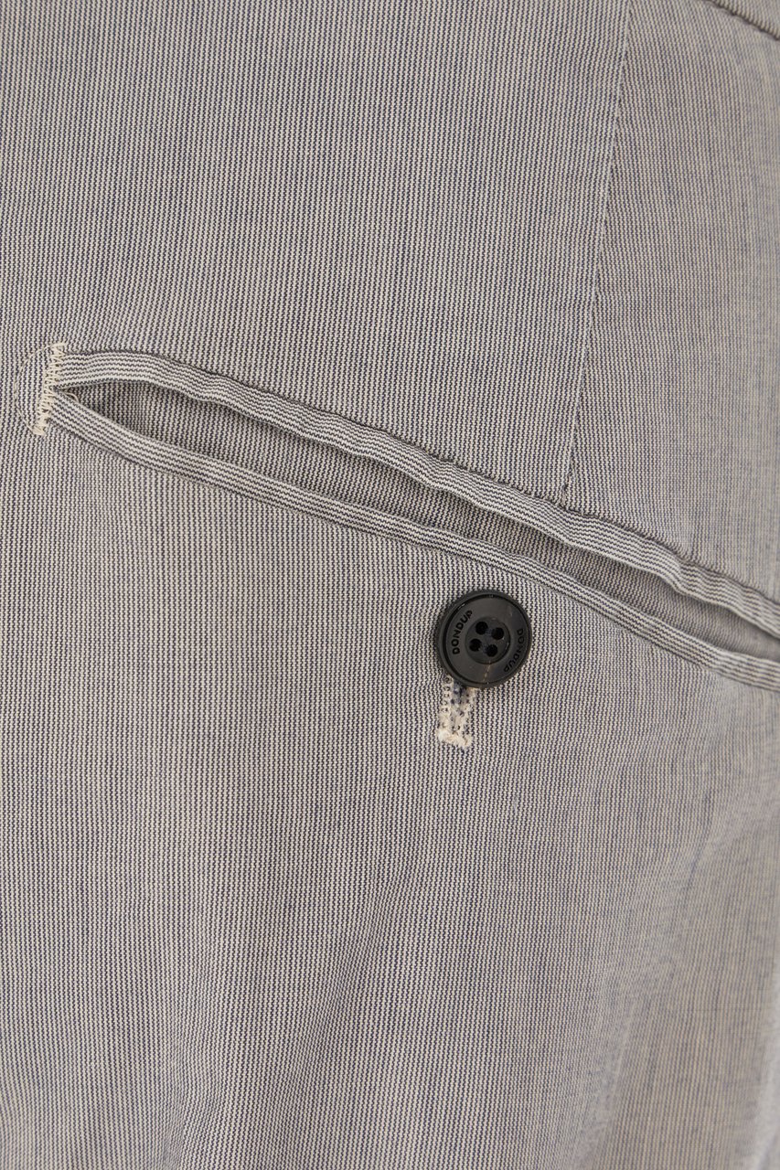 Dondup Dondup Embroidered stretch lyocell blend pants Divers