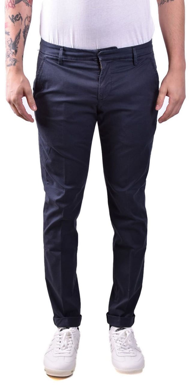 Dondup Trousers Blue Blauw