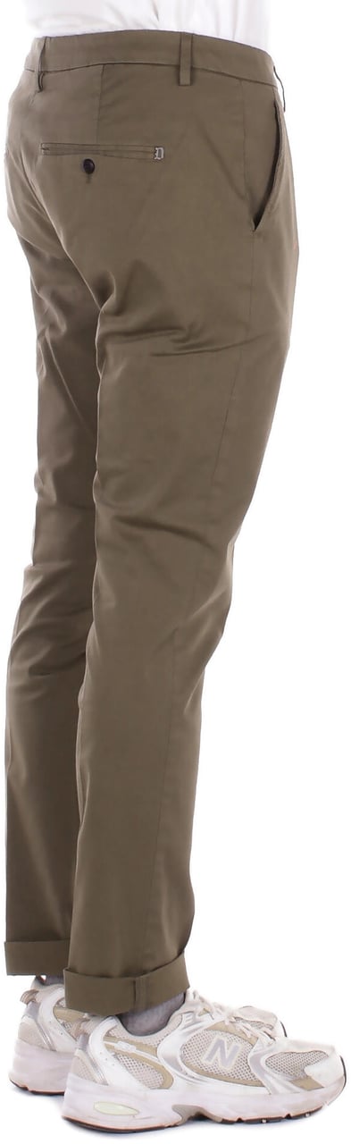 Dondup Trousers Verde Militare Donkergroen