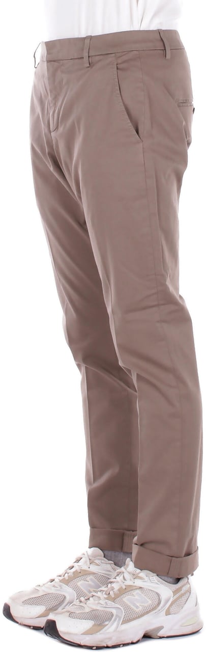 Dondup Trousers Castoro Bruin