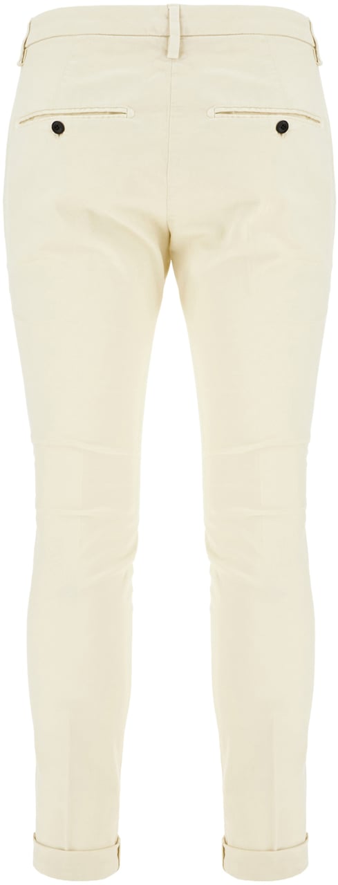 Dondup Dondup Sand stretch cotton pants Neutraal