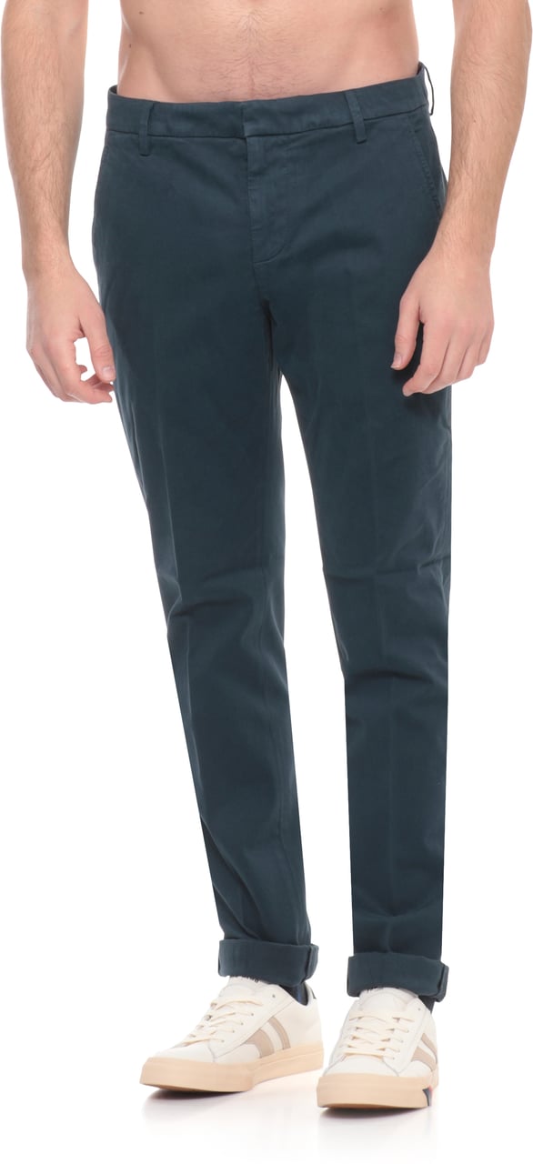 Dondup Trousers Blue Blauw