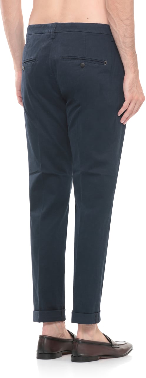 Dondup Trousers Blue Blauw