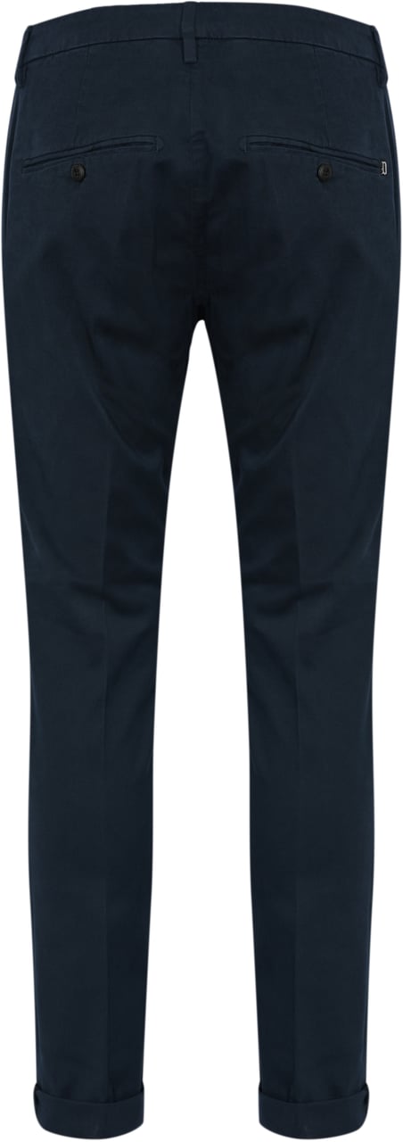 Dondup Trousers Blu Tuareg Blauw