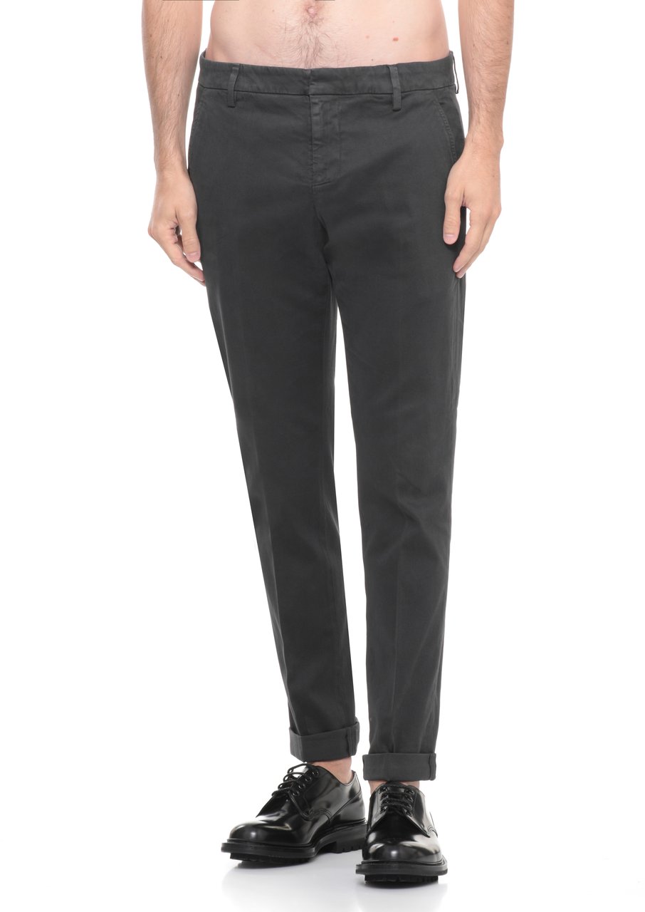 Dondup Trousers Grey Grijs