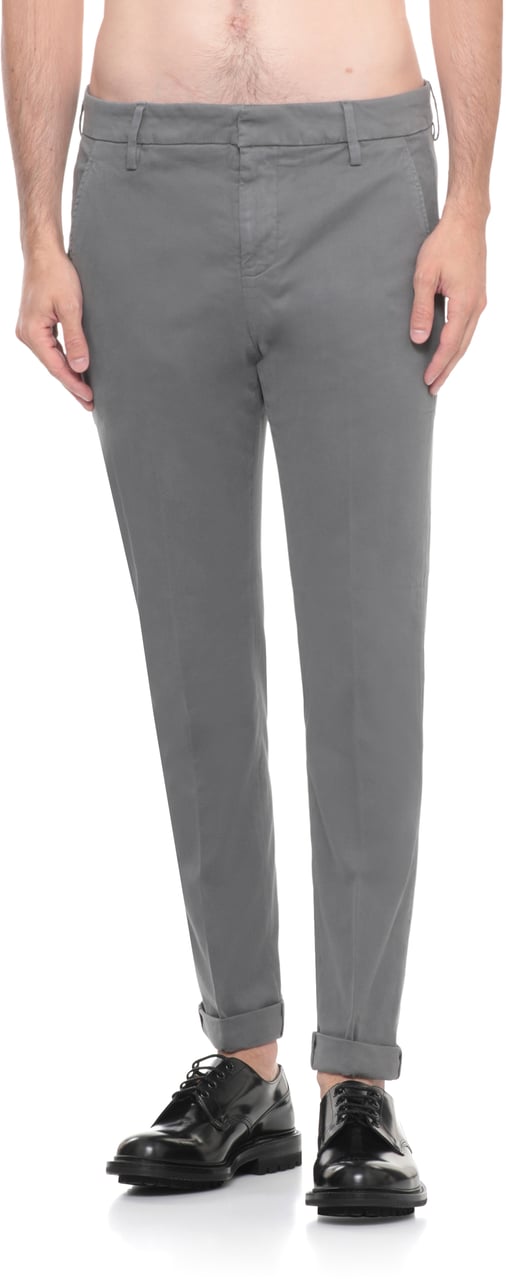 Dondup Trousers Grey Grijs