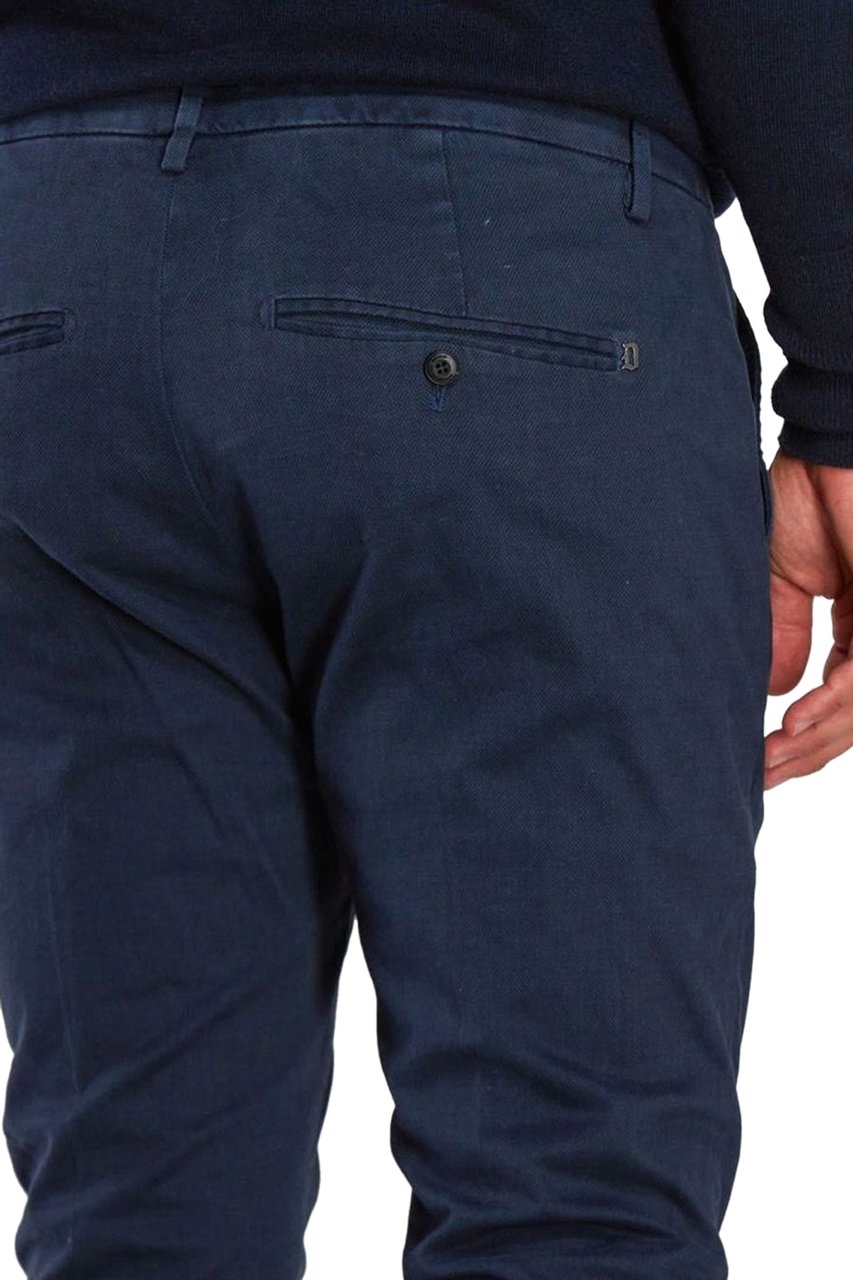 Dondup Trousers Blue Blauw