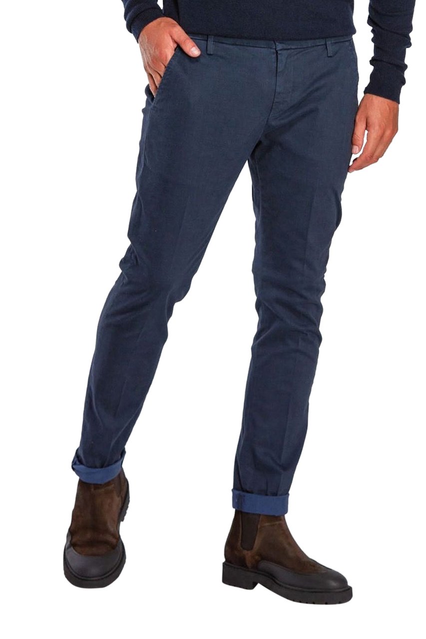 Dondup Trousers Blue Blauw