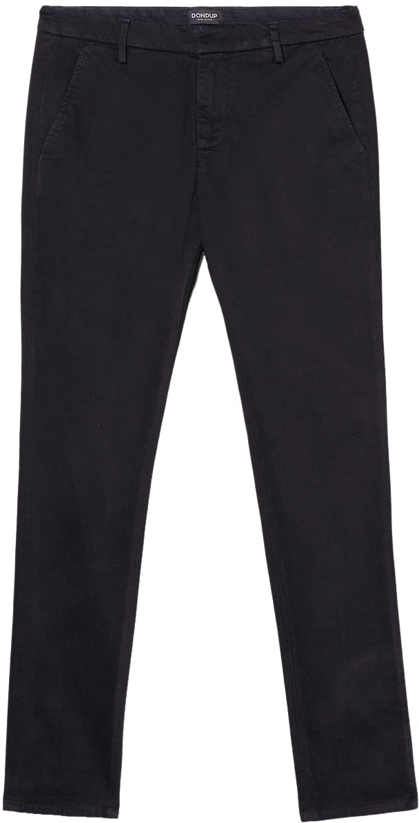 Dondup Trousers Black Zwart