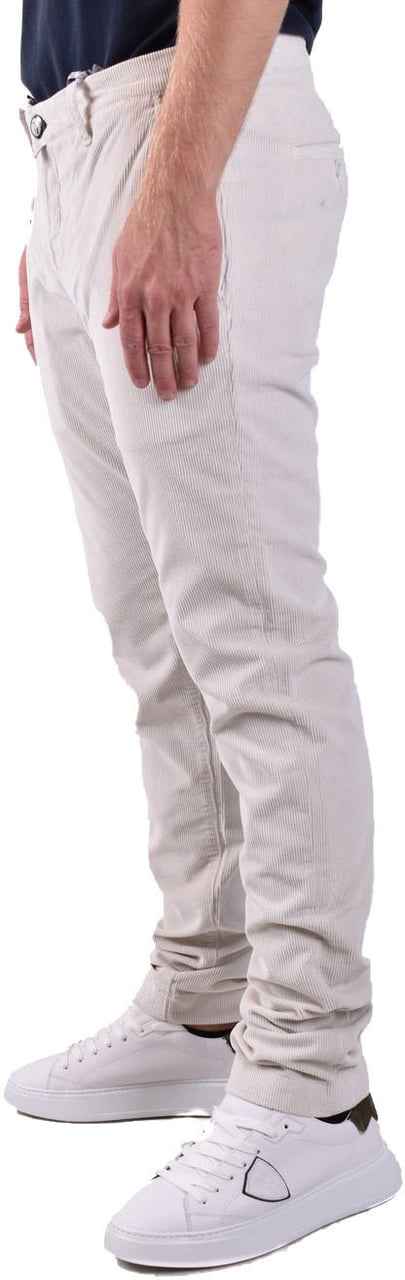 Dondup Trousers White Wit