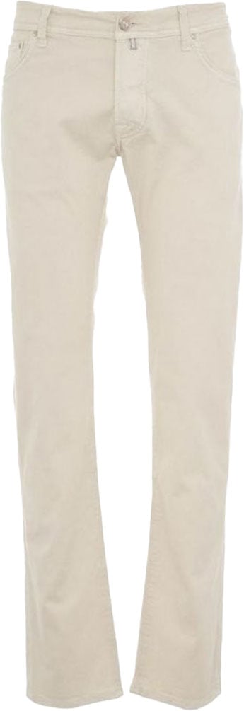 Dondup Trousers White Wit