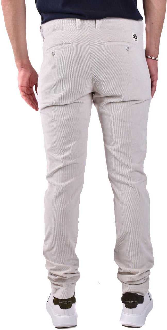 Dondup Trousers White Wit