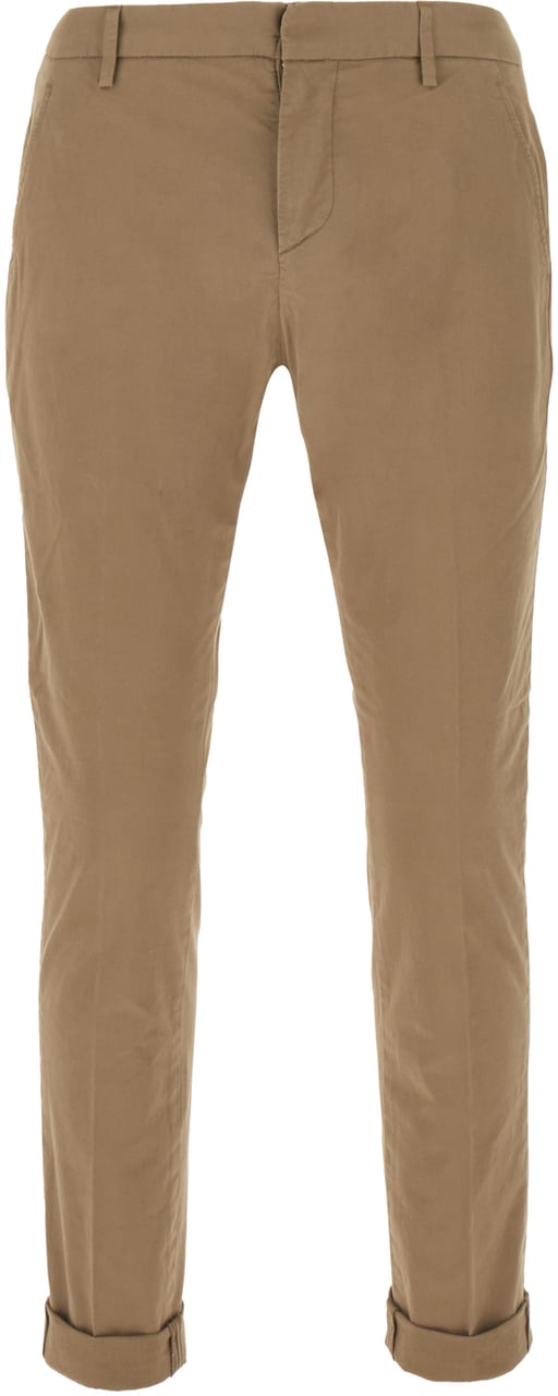 Dondup Dondup Beige stretch cotton chino pants Beige