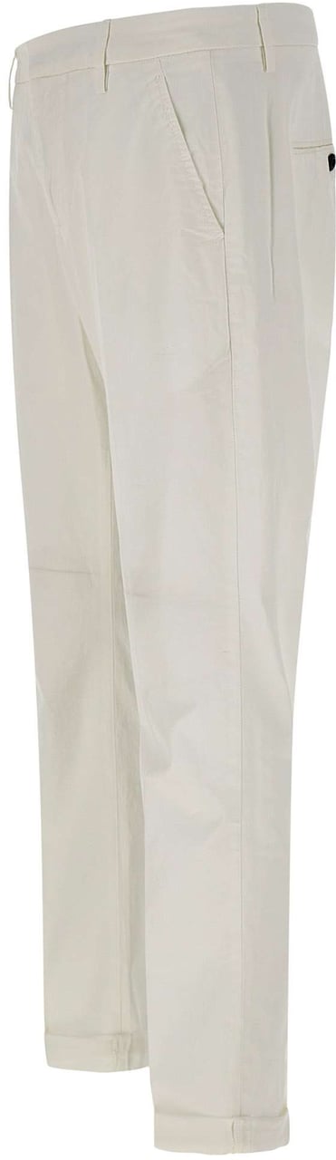 Dondup Trousers White Wit