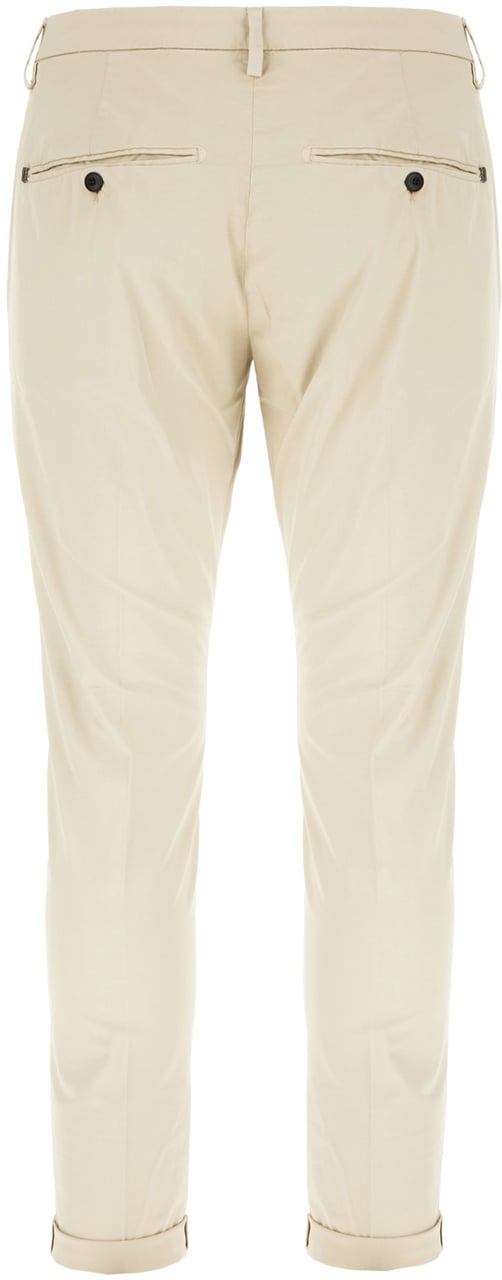 Dondup Sand stretch cotton chino pants Neutraal