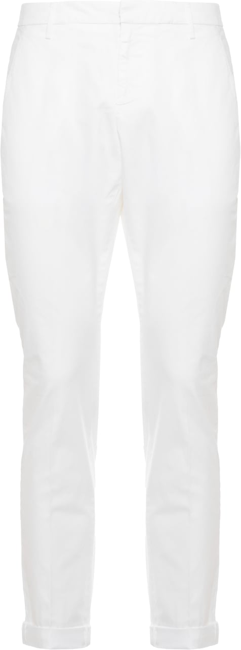 Dondup Trousers White Wit