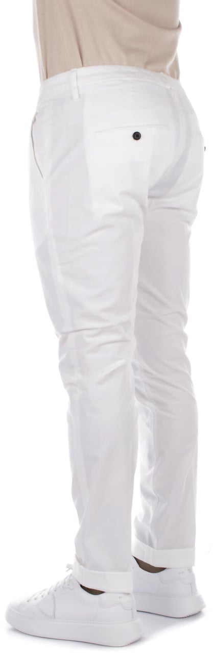Dondup Trousers White Wit