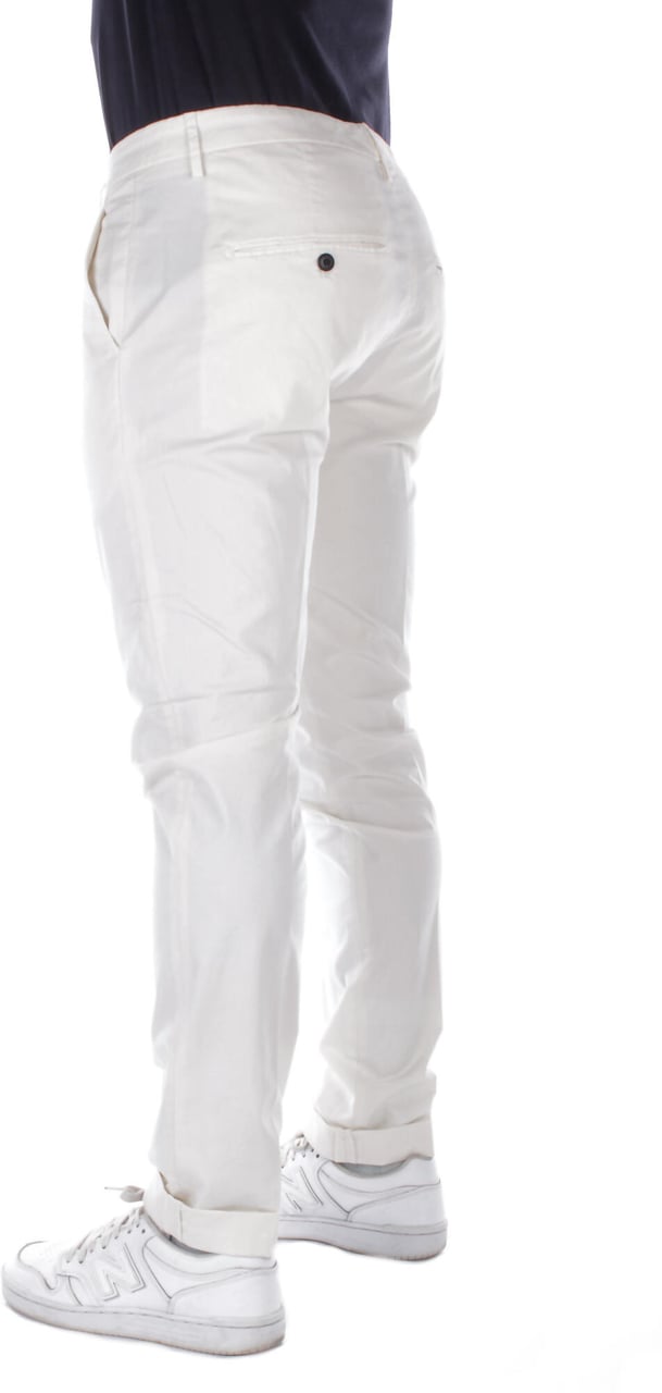 Dondup Trousers Cream Wit