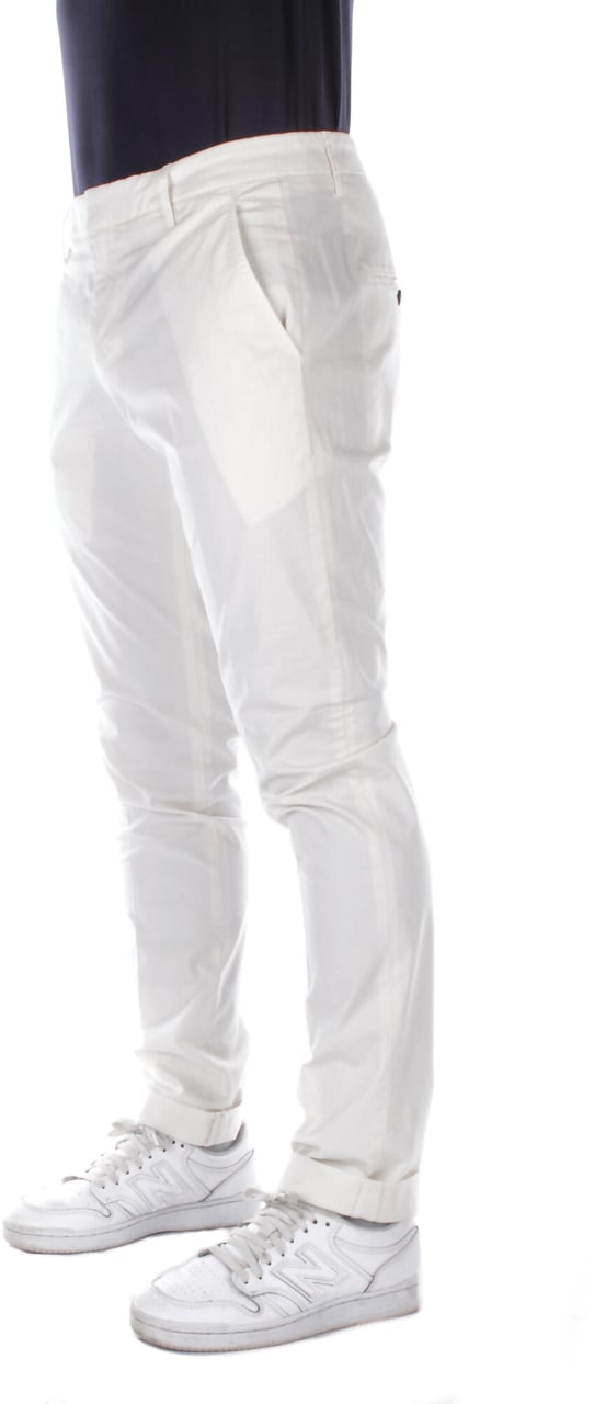 Dondup Trousers Cream Wit